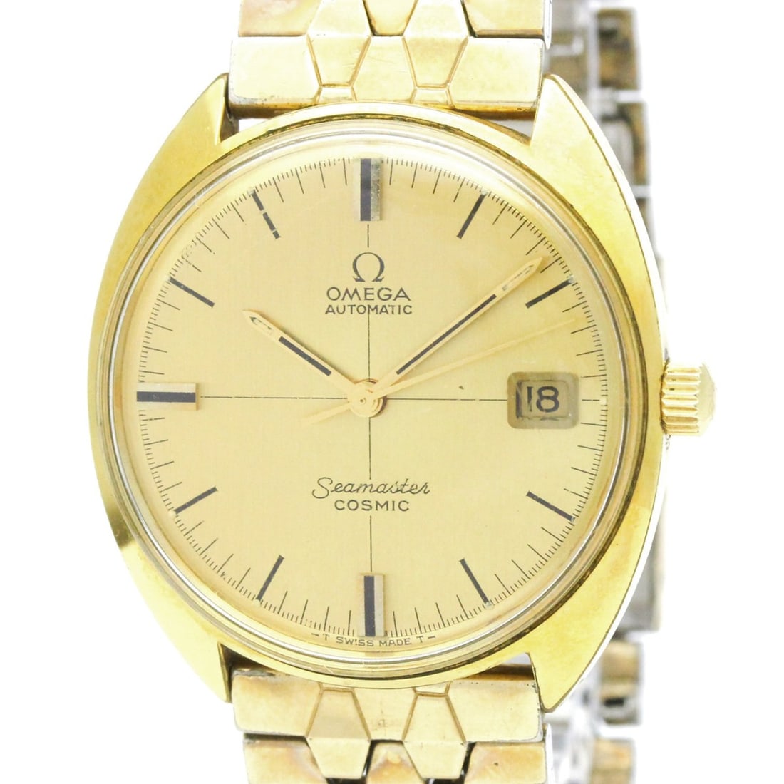 OMEGA Seamaster Cosmic Cal 565 Gold Plated Automatic Watch 166.026 Vintage (1 of 15)