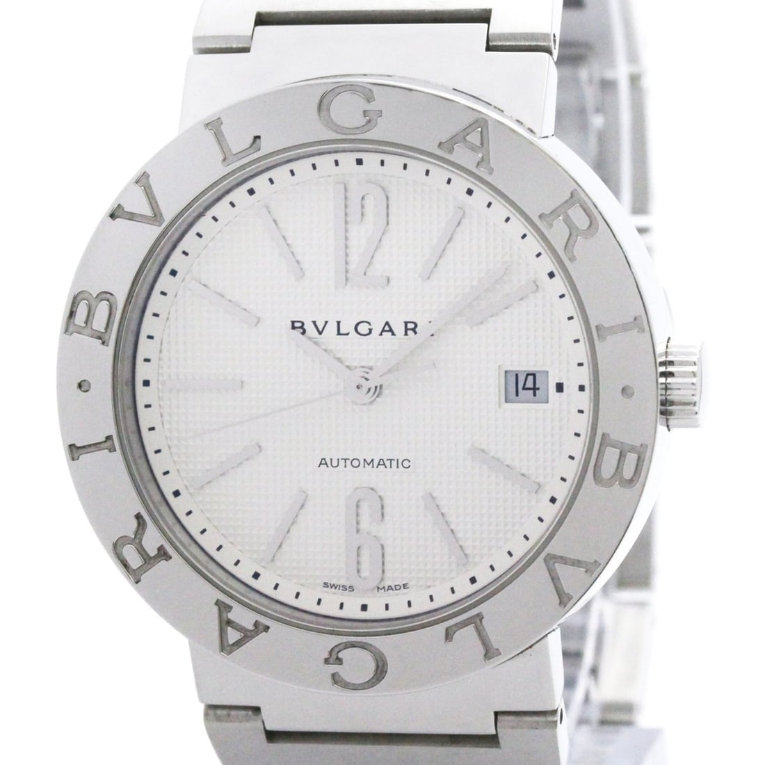 BVLGARI BVLGARI-BVLGARI Steel Automatic Mens Watch BB38SS AUTO Polished (1 of 13)