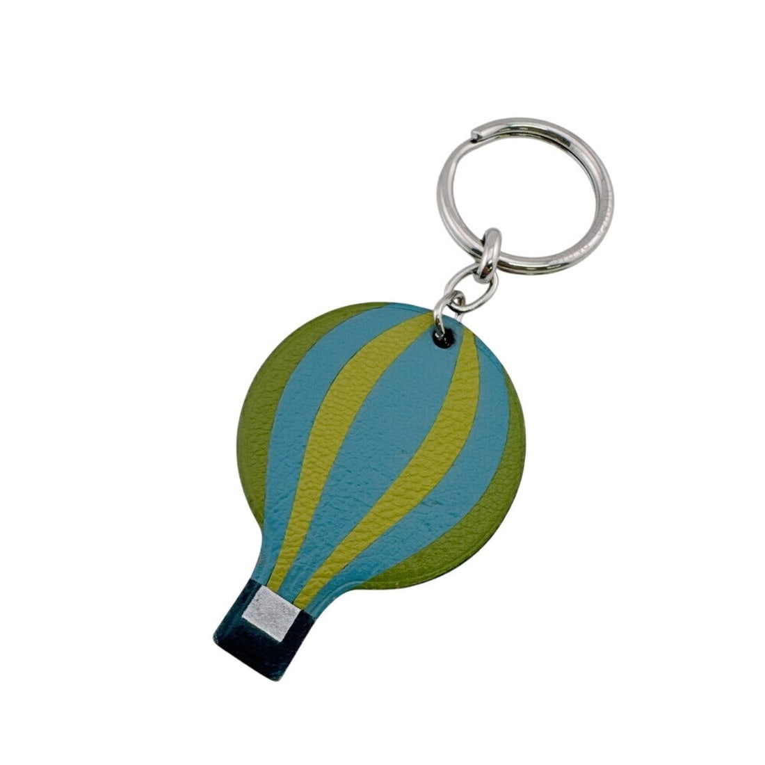 HERMES Keychain Bag Charm Hot Air Balloon Keyring Green: --- Catalog ---Category: SizeSize (HxWxD): 10cm x 4.2cm / 3.93'' x 1.65''Category: DesignType: Key ChainColor: GreenGender: Women,MenMaterial: LeatherCategory: GeneralBrand: Hermes--- Item List ---Sec