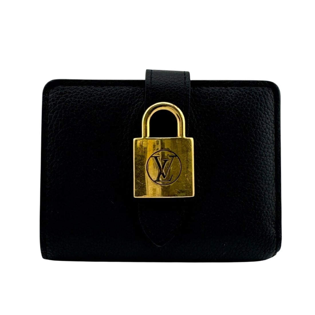 LOUIS VUITTON M12408 Portefeuille Low Key Compact Bi-fold Wallet, Black: --- Catalog ---Category: SizeSize (HxWxD): 10cm x 11cm / 3.93'' x 4.33''Category: DesignType: Wallet (bi-fold)Color: BlackGender: WomenMaterial: Leather Leather/Fur Type: CalfskinCategory: GeneralBran