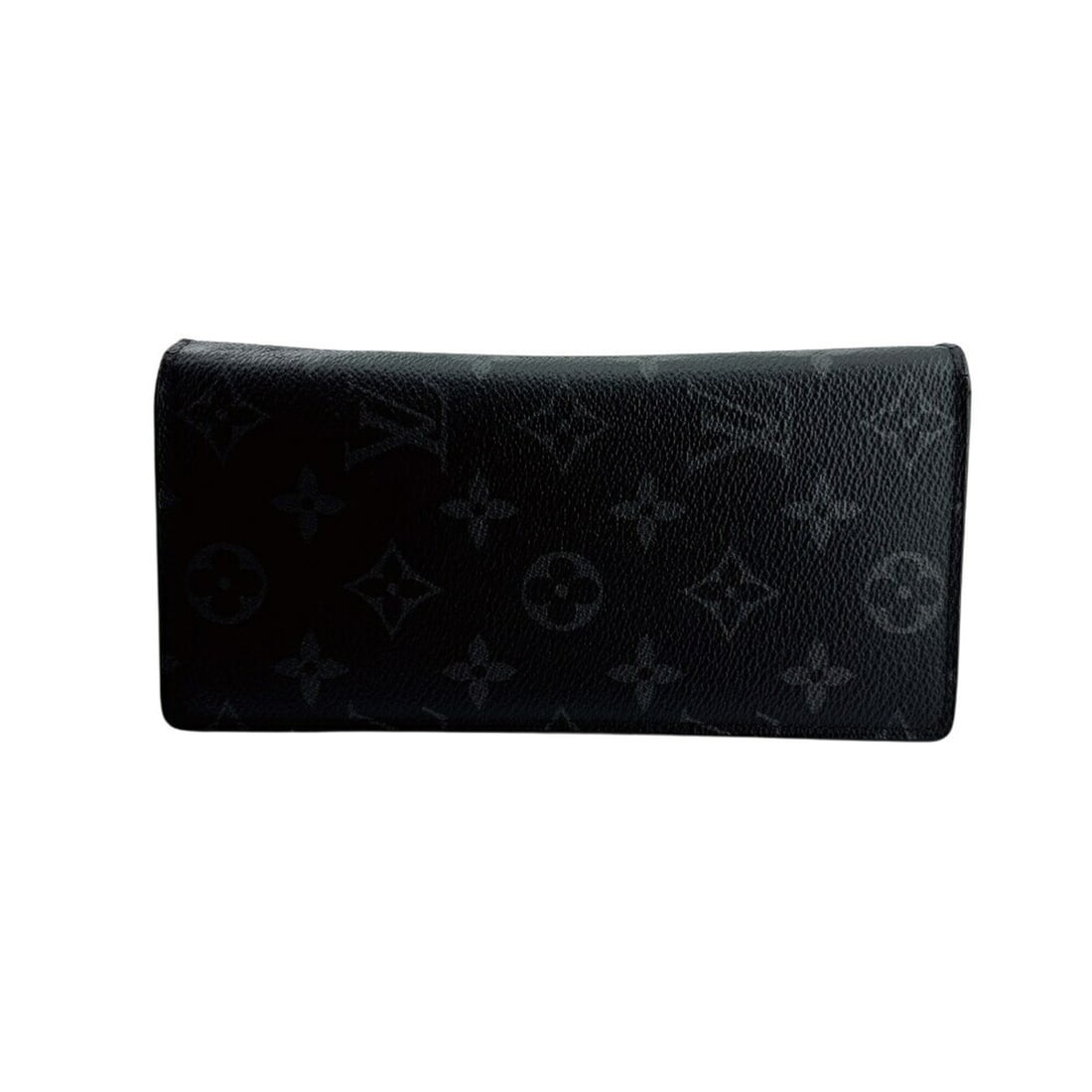 LOUIS VUITTON M61697 Portefeuille Brazza Bi-fold Monogram Eclipse Long Wallet, Black: --- Catalog ---Category: SizeSize (HxWxD): 18.7cm x 9.5cm / 7.36'' x 3.74''Category: DesignType: Long wallet (bi-fold)Color: BlackGender: MenMaterial: Leather Category: GeneralLine: Monogram EclipseBr