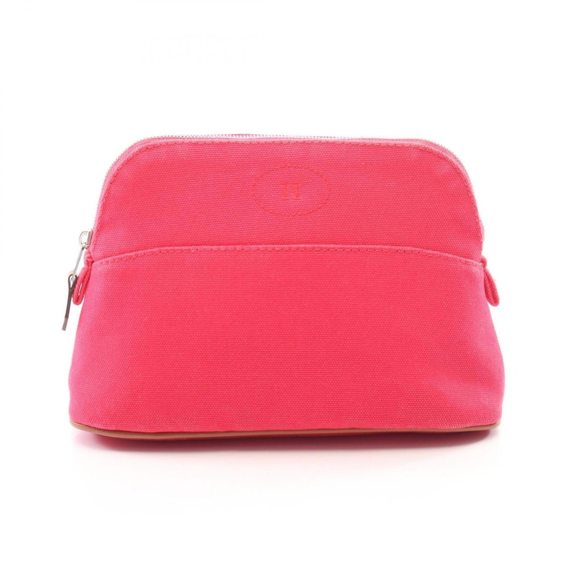 Hermes Bolide Pouch 20 Handbag, Canvas Leather, Women's, Pink/Brown, H104773M 06: --- Catalog ---Category: SizeSize (HxWxD): 13cm x 20cm / 5.11'' x 7.87''Category: DesignType: Handbag, PouchColor: Brown, PinkGender: WomenMaterial: Canvas Category: GeneralBrand: Hermes--- Item List 