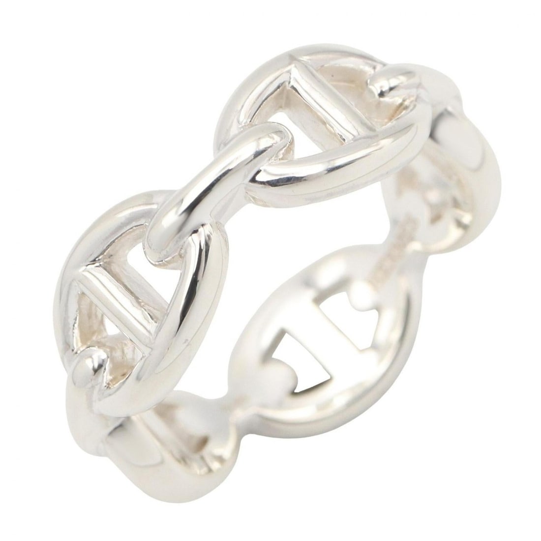 Hermes HERMES Enchainée PM Ring - Ring/Finger Jewelry Sterling Silver 925 Men's/Women's Tone (1 of 9)