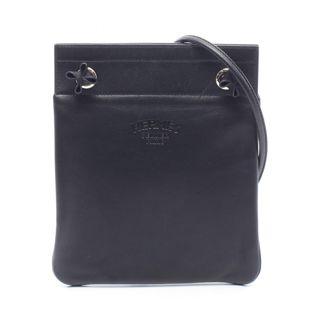 Hermes Aline Mini Shoulder Bag Handbag Leather Veau Chérie Women's Black: --- Catalog ---Category: SizeSize (HxWxD): 23cm x 19cm x 1cm / 9.05'' x 7.48'' x 0.39''Category: DesignType: Handbag, Shoulder bagColor: BlackGender: WomenMaterial: Leather Category: GeneralBrand: Her