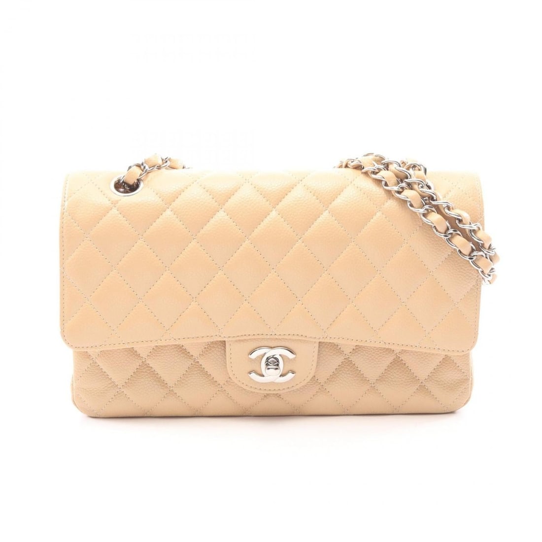 Chanel Matelassé Double Flap Shoulder Bag/Handbag, Caviar Leather (Grained Calfskin), Women's, (1 of 10)