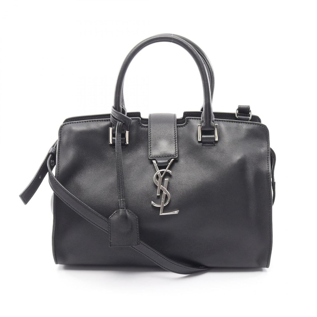 Yves Saint Laurent Saint Laurent Paris Baby Cabas YSL Line 2-Way Handbag Leather Women's Black: --- Catalog ---Category: SizeSize (HxWxD): 17cm x 25.5cm x 11cm / 6.69'' x 10.03'' x 4.33''Category: DesignType: HandbagColor: BlackGender: WomenMaterial: Leather Category: GeneralMPN: 424868Brand: Yv