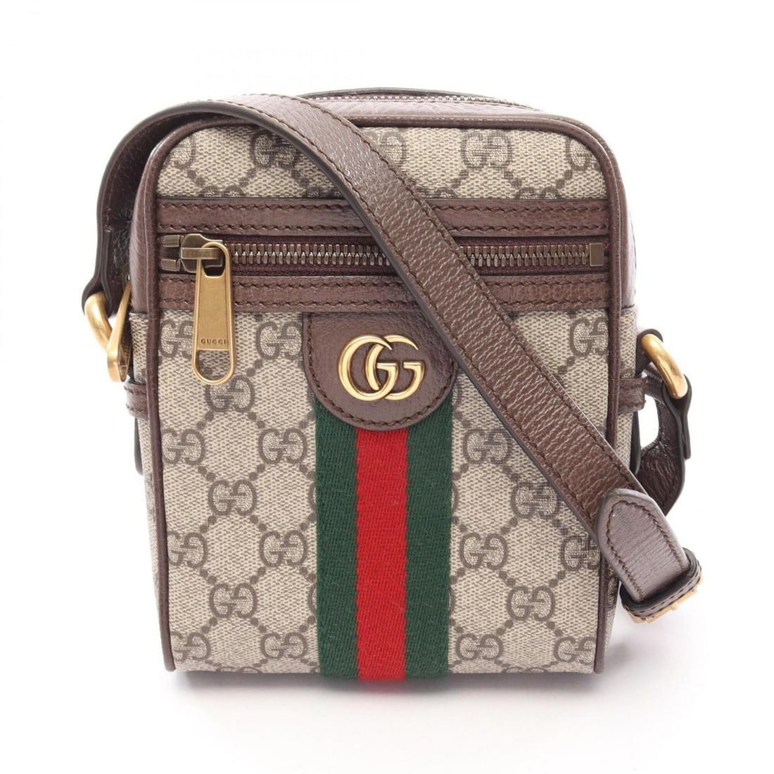 Gucci Ophidia GG Supreme Shoulder Bag/Handbag, Coated Canvas and Leather, Men's/Women's,: --- Catalog ---Category: SizeSize (HxWxD): 17cm x 13.5cm x 5.5cm / 6.69'' x 5.31'' x 2.16''Category: DesignType: Handbag, Shoulder bagColor: Beige, Brown, Multi-colorGender: Men,WomenMaterial: GG Supr