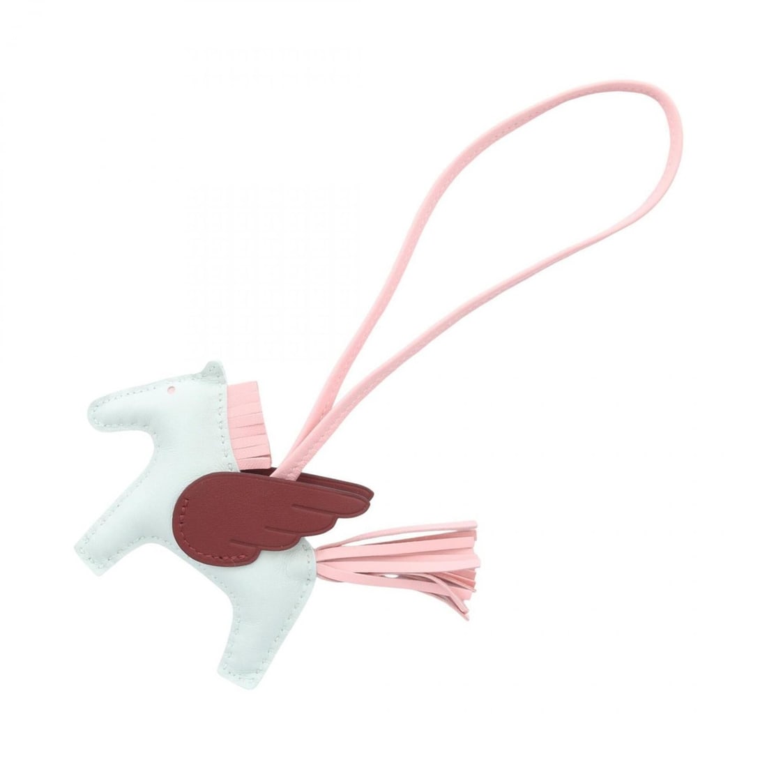 Hermes Rodeo Pegasus PM, Vert Peppermint, Rose Sakura, Rouge H, Charm Accessory, Agneau Milo, Veau: --- Catalog ---Category: DesignType: Handbag charmColor: Bordeaux, Green, Pink, Rose sakura, Rouge H, VertGender: WomenMaterial: Agneau Milo, Swift leatherCategory: GeneralBrand: Hermes--- Item List -
