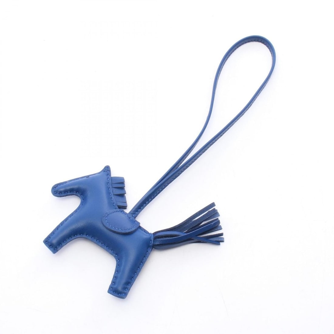 Hermes Rodeo PM Blue Saphir Charm Accessory Agneau Milo Women's: --- Catalog ---Category: DesignType: Handbag charmColor: BlueGender: WomenMaterial: Agneau MiloCategory: GeneralBrand: Hermes--- Item List ---Section: ConditionRanking: Rank A Used - A few traces of u