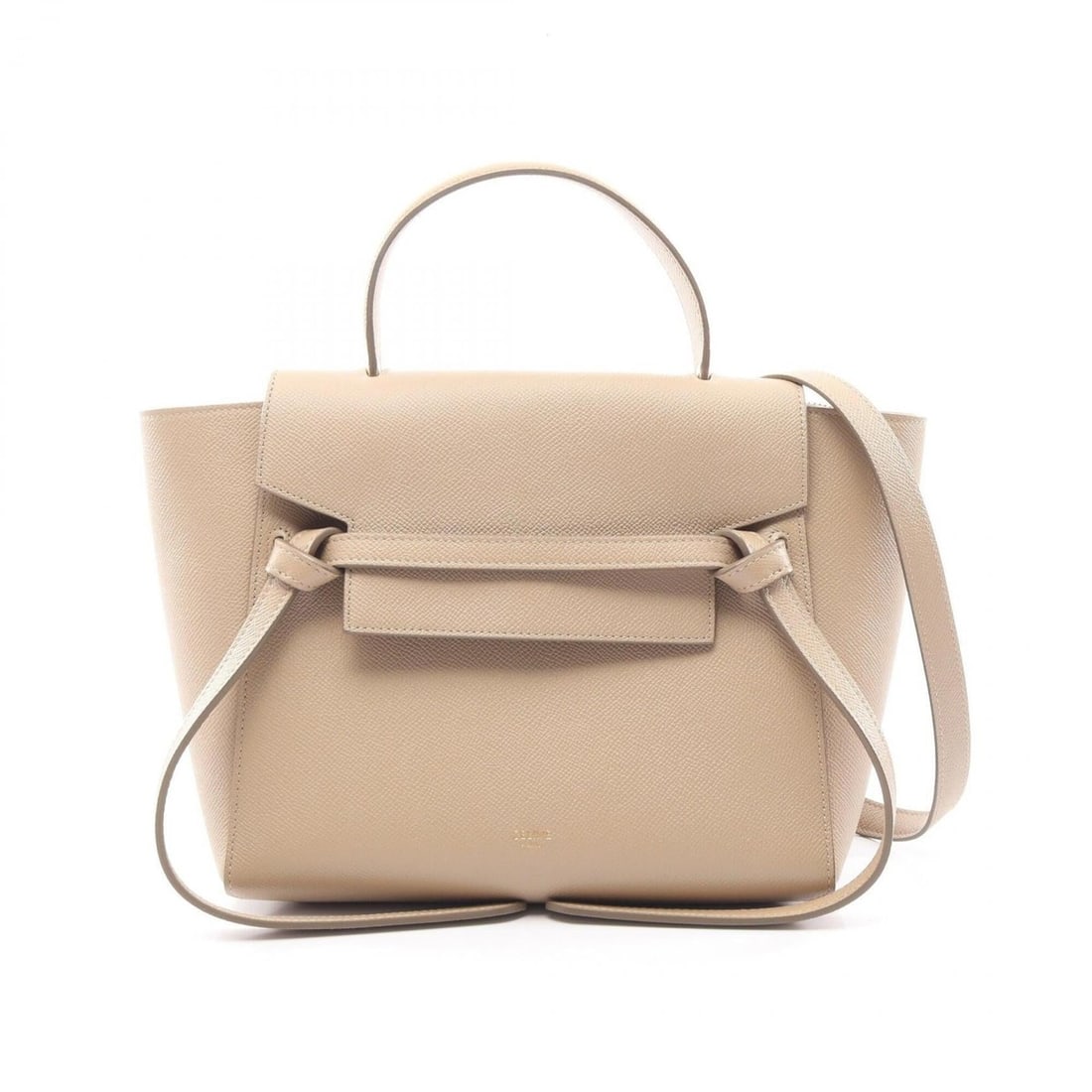Celine BELT BAG MICRO - 2-way handbag, leather, women's, beige.: --- Catalog ---Category: SizeSize (HxWxD): 21cm x 24cm x 13cm / 8.26'' x 9.44'' x 5.11''Category: DesignType: HandbagColor: BeigeGender: WomenMaterial: Leather Category: GeneralBrand: Celine--- Item L