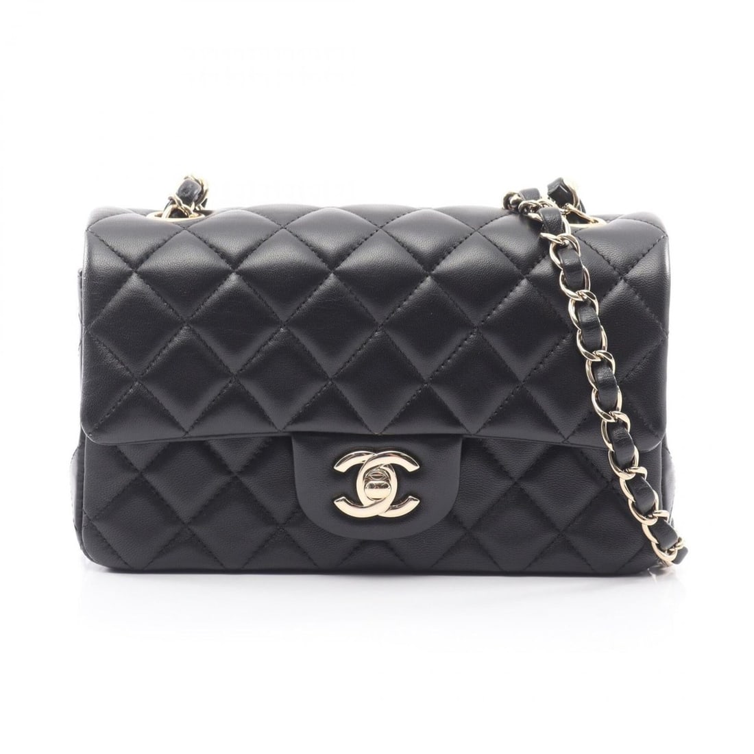 Chanel Mini Matelassé 20 Shoulder Bag/Handbag, Lambskin Leather, Women's, Black (A69900): --- Catalog ---Category: SizeSize (HxWxD): 12cm x 20cm x 6.5cm / 4.72'' x 7.87'' x 2.55''Category: DesignType: Handbag, Shoulder bagColor: BlackGender: WomenMaterial: Leather Leather/Fur Type: Lambski