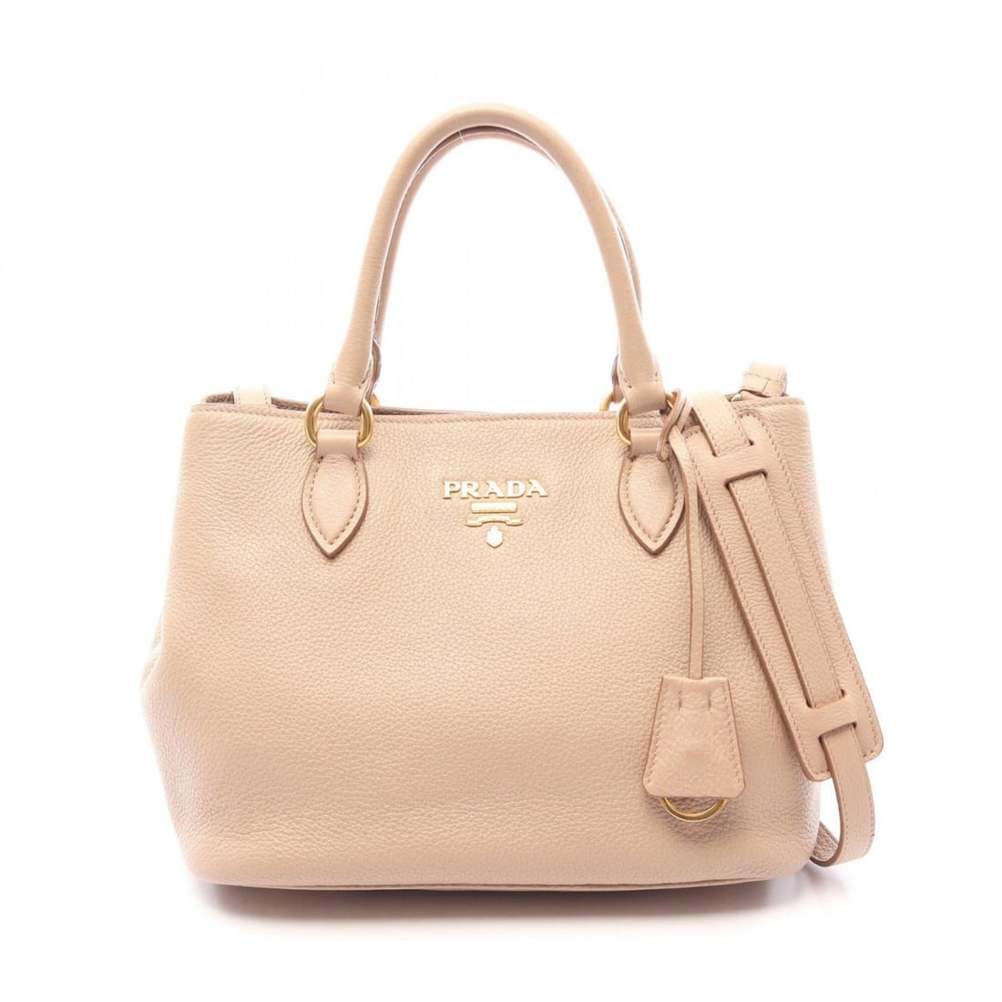 Prada VITELLO PHENIX 2-Way Handbag, Leather, Women's, Pink: --- Catalog ---Category: SizeSize (HxWxD): 19cm x 24.5cm x 14.5cm / 7.48'' x 9.64'' x 5.7''Category: DesignType: HandbagColor: PinkGender: WomenMaterial: Leather Category: GeneralBrand: Prada--- Item 