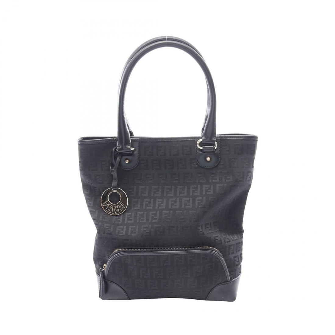 Fendi Zucchino Tote Bag Handbag Canvas Leather Women's Black 8BH139: --- Catalog ---Category: SizeSize (HxWxD): 28cm x 23cm x 7cm / 11.02'' x 9.05'' x 2.75''Category: DesignType: Handbag, Tote bagColor: BlackGender: WomenMaterial: Canvas , Leather Category: GeneralMPN: