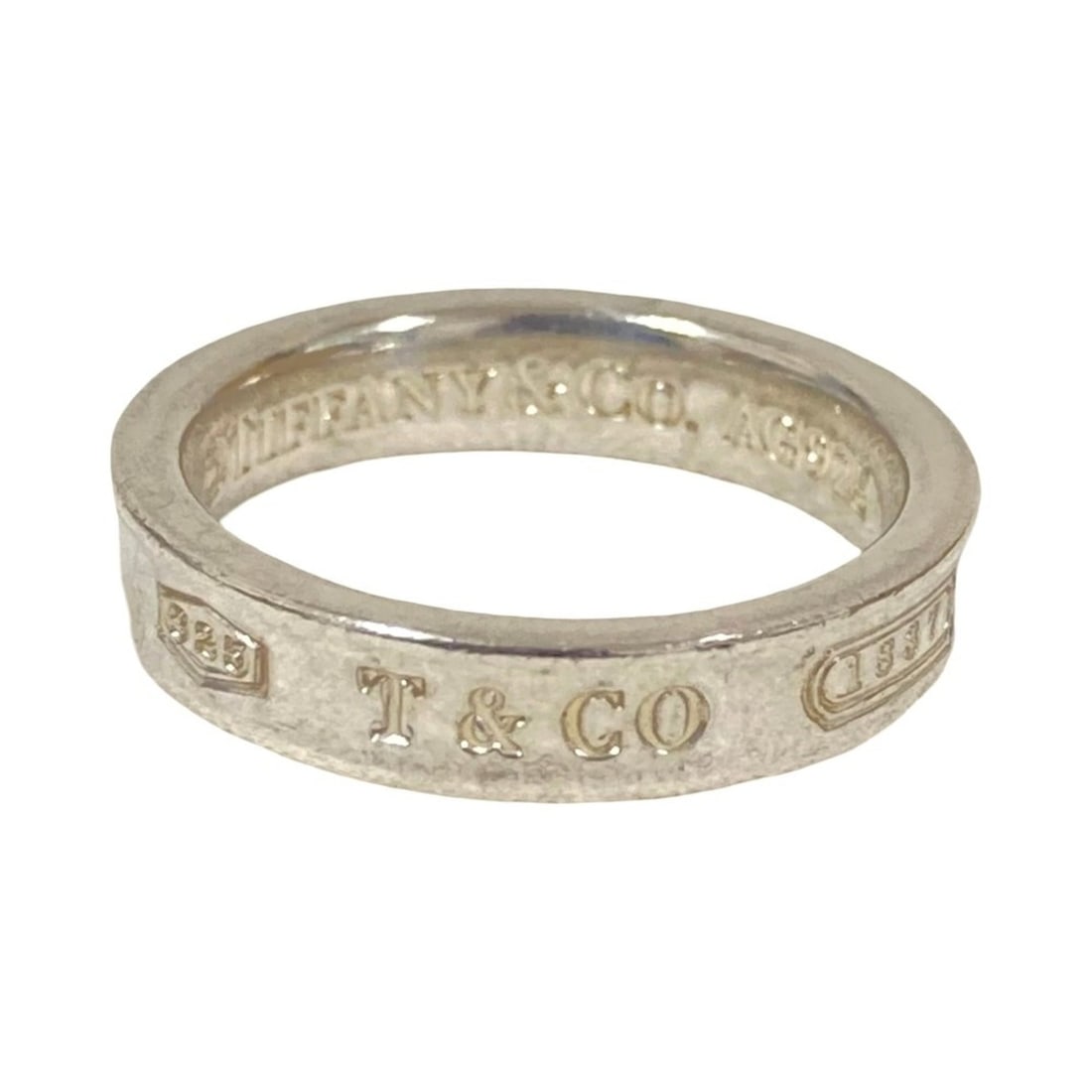 Tiffany & Co. 1837 Narrow Ring, 925 Sterling Silver, Size Equivalent, Women's Ring: --- Catalog ---Category: SizeJP Size: 7US Size: 4Category: DesignType: Band ringGender: WomenMaterial: Silver 925Category: GeneralBrand: Tiffany--- Item List ---Section: ConditionRanking: Rank SA Used