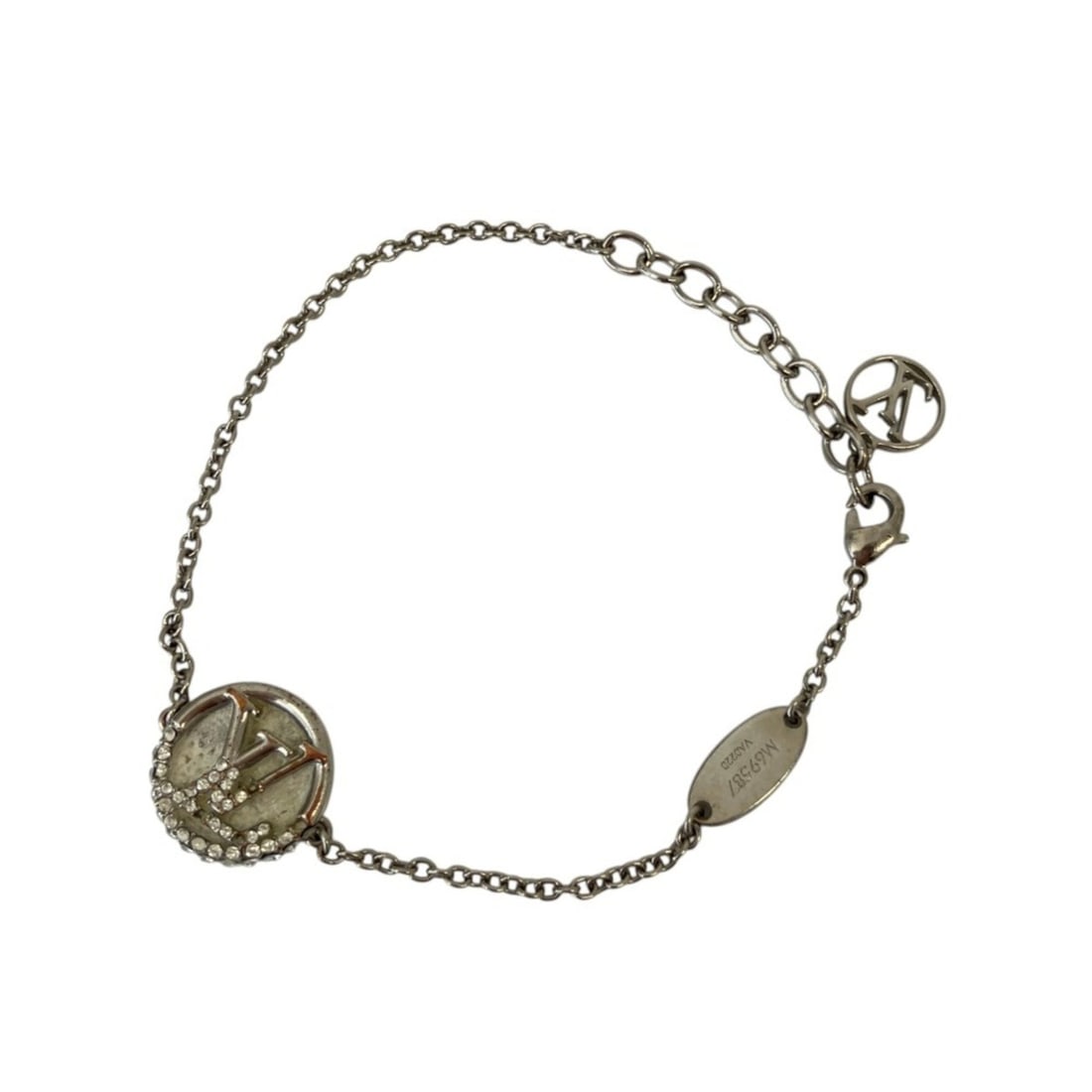 LOUIS VUITTON Bracelet LTOV M69587 Silver Color (Men's & Women's): --- Catalog ---Category: SizeLength: 15cm - 18.5cm / 5.9'' - 7.28''Category: DesignType: Charm braceletColor: SilverGender: Men,WomenCategory: GeneralBrand: Louis Vuitton--- Item List ---Section: Cond