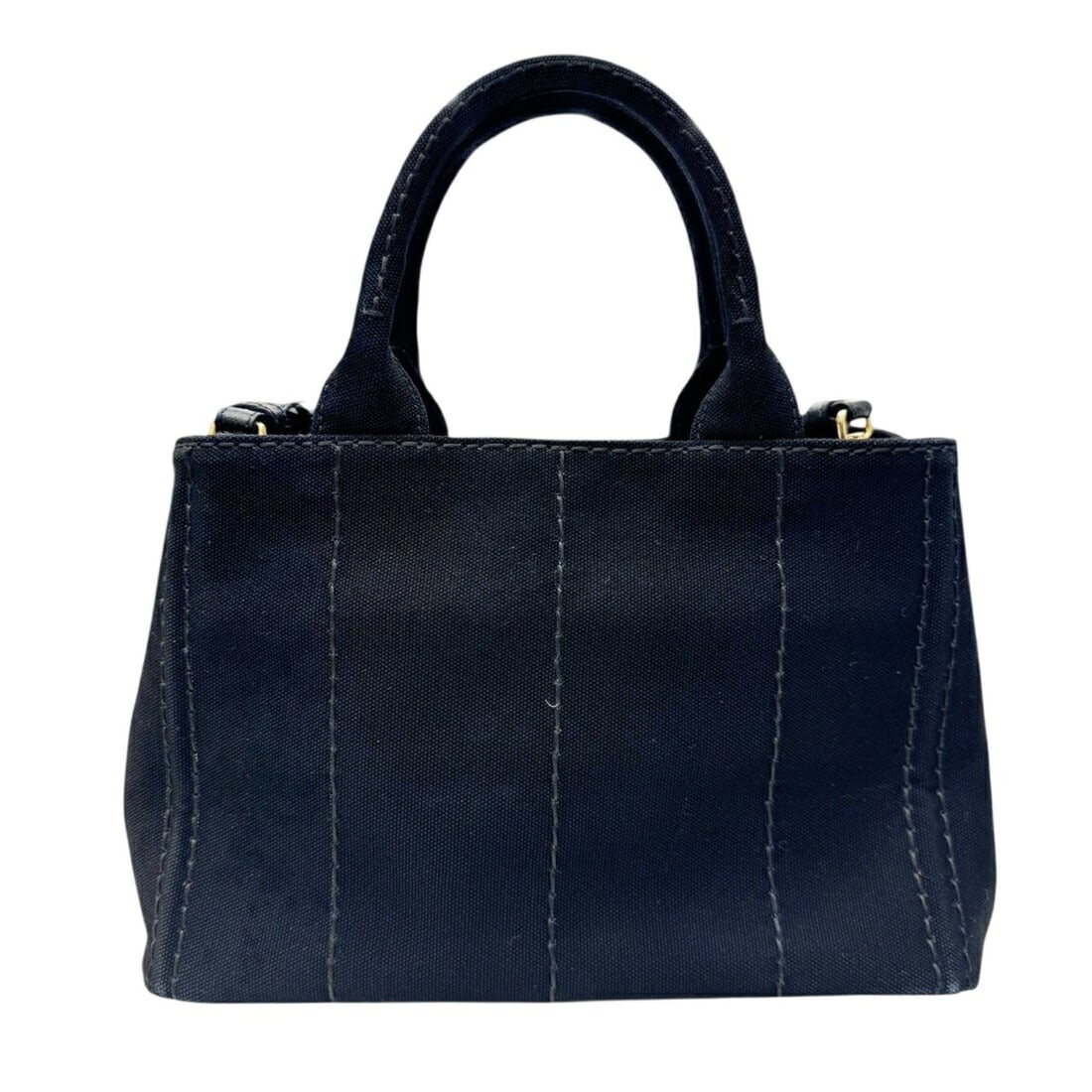 PRADA Canapa Canvas Black 1BG439 Handbag Shoulder Bag for Men and Women: --- Catalog ---Category: SizeSize (HxWxD): 20cm x 28cm x 16cm / 7.87'' x 11.02'' x 6.29''Category: DesignType: Handbag, Shoulder bagColor: Black, WhiteGender: Men,WomenMaterial: Canvas Category: Gener