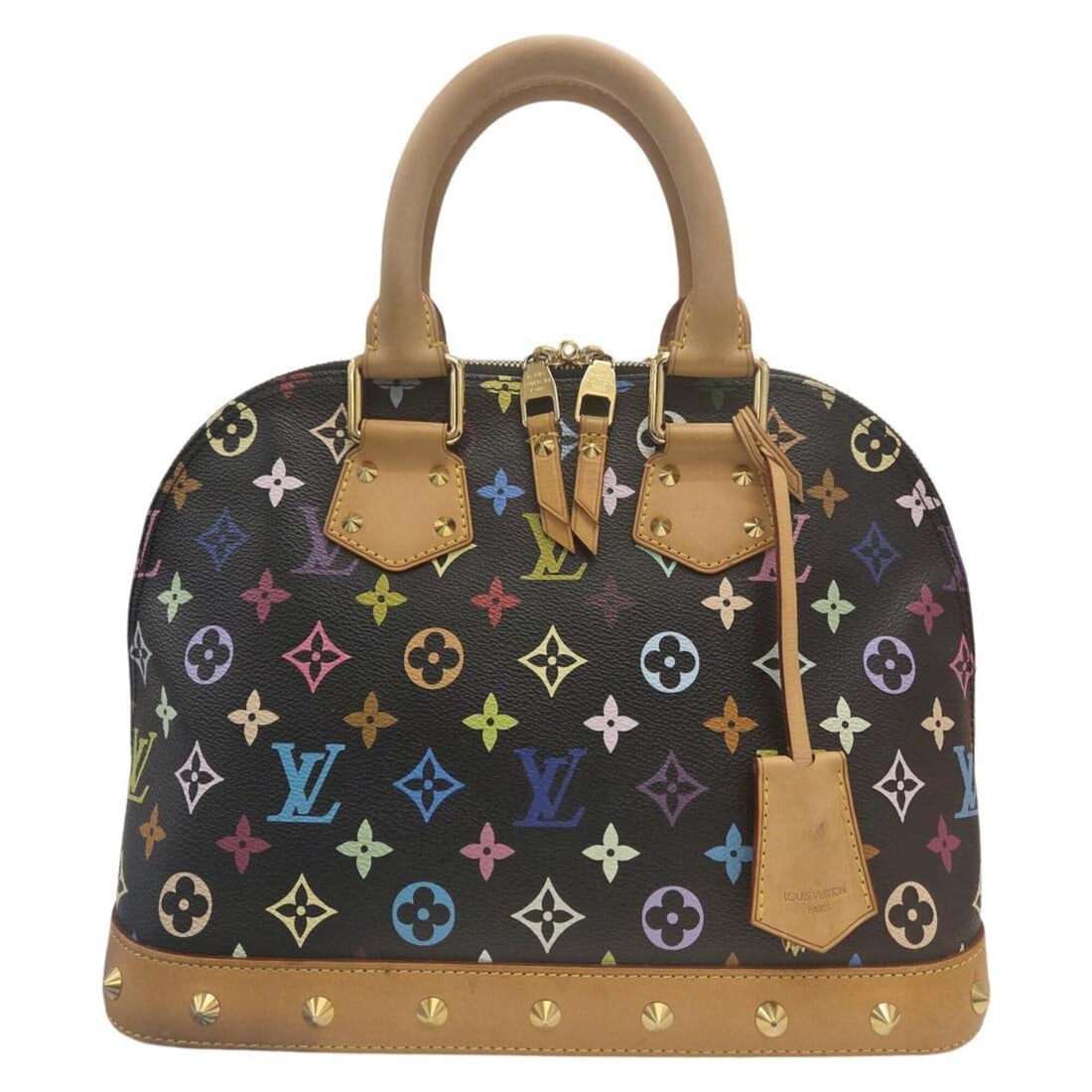 LOUIS VUITTON Alma PM Monogram Multicolor Noir M92646 Handbag for Women (1 of 15)