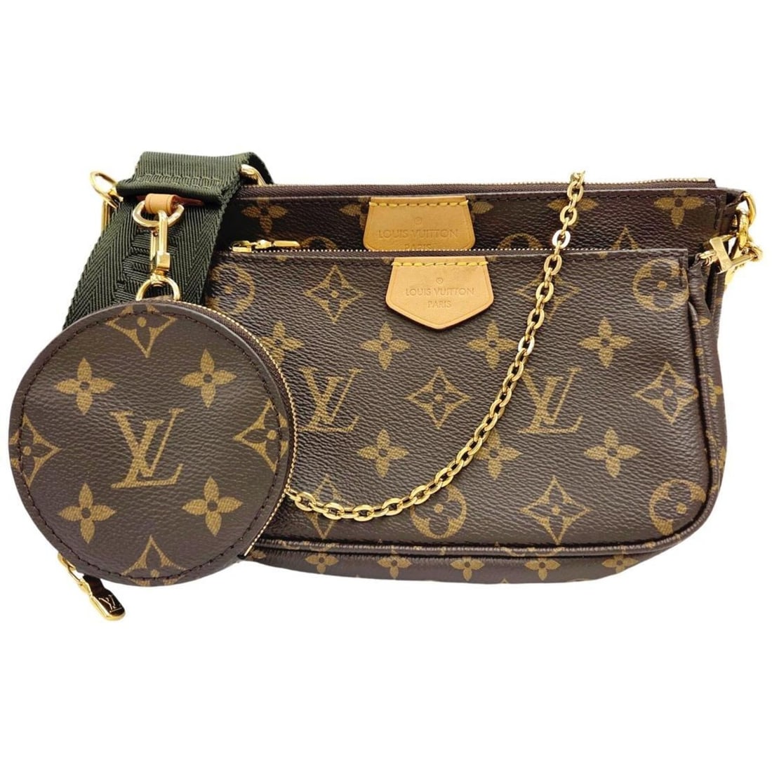 LOUIS VUITTON Louis Vuitton Bag Multi Pochette Accessoires M44813 Monogram Shoulder Women's (1 of 13)