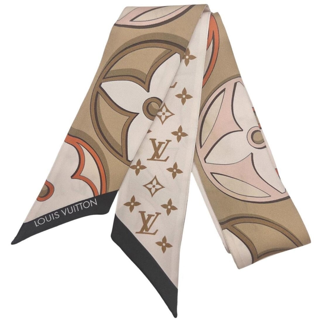 LOUIS VUITTON Louis Vuitton Bandeau BB LV Duality M78494 Silk Scarf/Muffler Mini Scarf: --- Catalog ---Category: SizeSize (LxW): 1.2m x 5.5cm / 47.24'' x 2.16''Category: DesignType: ScarfColor: Light pink, Multi-colorMaterial: Silk Category: GeneralBrand: Louis Vuitton--- Item List ---Se