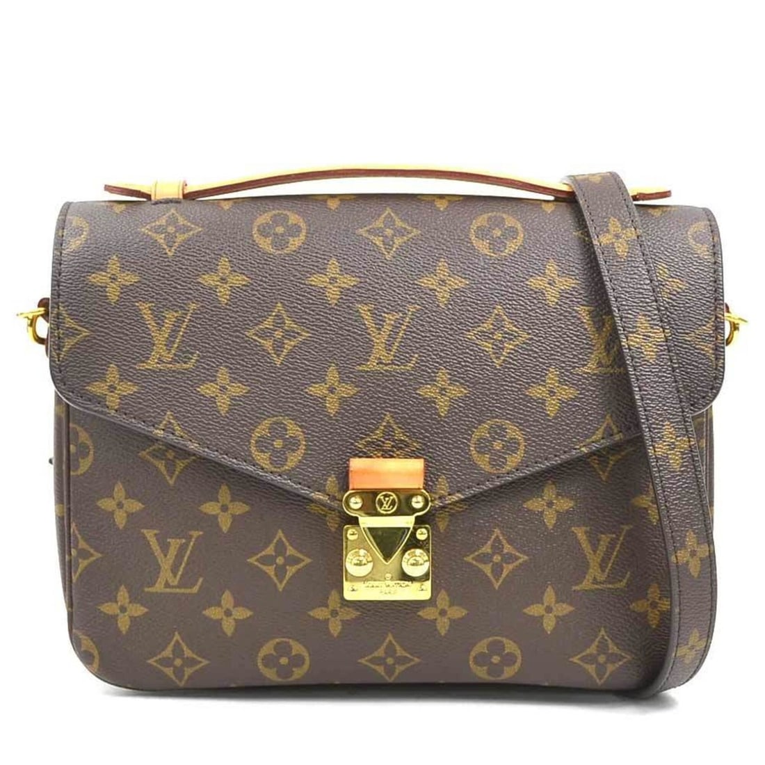 Louis Vuitton LOUIS VUITTON Shoulder Bag Monogram Pochette Metis MM Canvas Brown Women's M44875: --- Catalog ---Category: SizeSize (HxWxD): 18cm x 24cm x 5cm / 7.08'' x 9.44'' x 1.96''Category: DesignType: Pochette, Shoulder bagColor: Brown, MonogramGender: WomenMaterial: Monogram Category: Gener