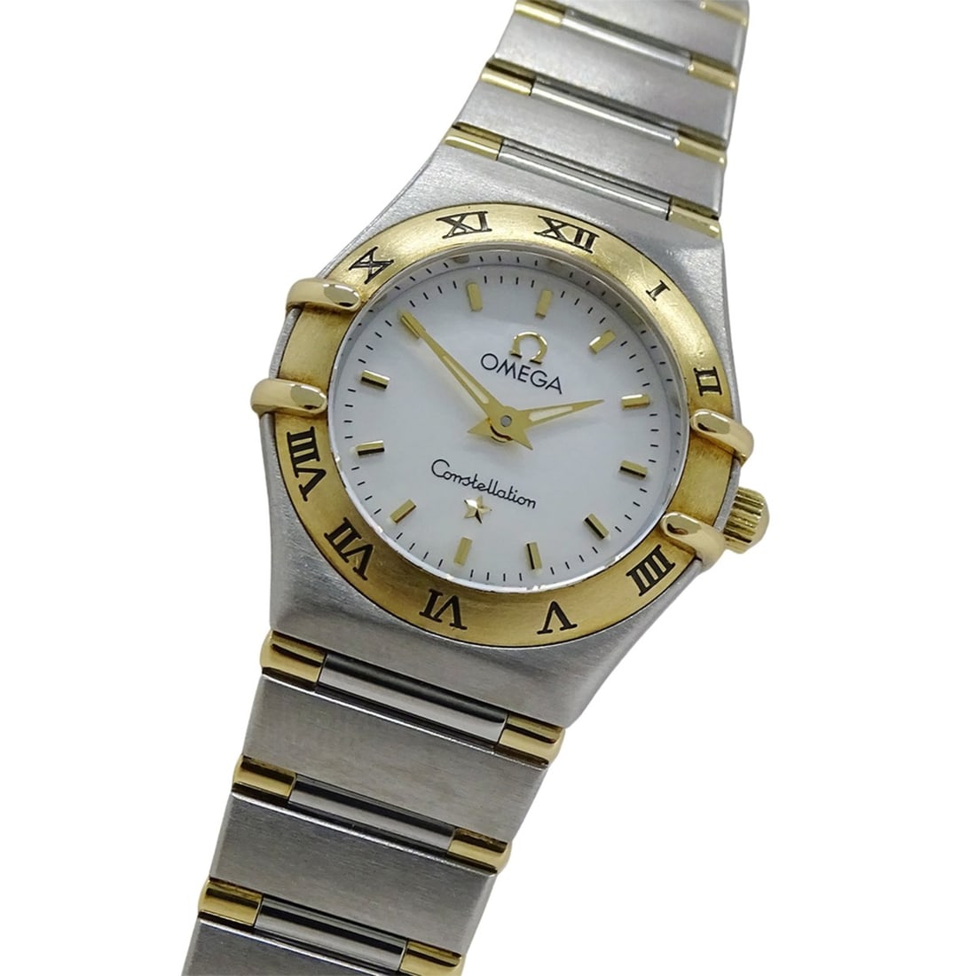 Omega Constellation Mini 1362.70 Women's Watch, Brand Name, Shell Case, Quartz Movement, Stainless: --- Catalog ---Category: SizeWrist Size: 17.5cm / 6.88''Case Diameter: 22mm / 0.87''Category: DesignType: WristwatchGender: WomenMaterial (Band): Stainless steel, Yellow goldMaterial (Case): Stainless