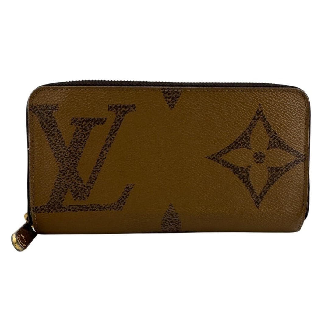 LOUIS VUITTON M69353 Zippy Wallet Giant Monogram Reverse Leather Long Brown: --- Catalog ---Category: SizeSize (HxWxD): 10.5cm x 19cm / 4.13'' x 7.48''Category: DesignType: Long wallet (bi-fold)Color: BrownGender: WomenMaterial: Leather Category: GeneralBrand: Louis Vuitton---
