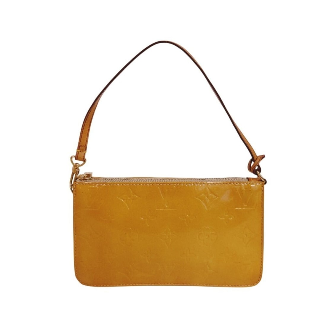 LOUIS VUITTON Lexington Monogram Vernis Handbag, Yellow: --- Catalog ---Category: SizeSize (HxWxD): 12cm x 20cm x 3cm / 4.72'' x 7.87'' x 1.18''Strap Length: 33cm / 12.99''Handle Length: 13.5cm / 5.31''Category: DesignType: HandbagColor: YellowGender: Women