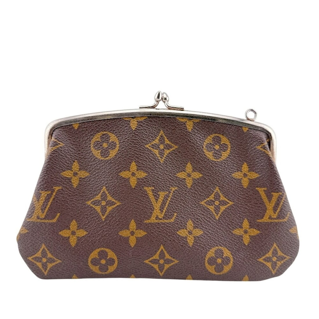 LOUIS VUITTON Bucket USA Coin Case Pouch Brown: --- Catalog ---Category: SizeSize (HxWxD): 12cm x 17.5cm / 4.72'' x 6.88''Category: DesignType: PouchColor: BrownGender: WomenClosure: Ball claspMaterial: Leather Category: GeneralLine: MonogramBrand: