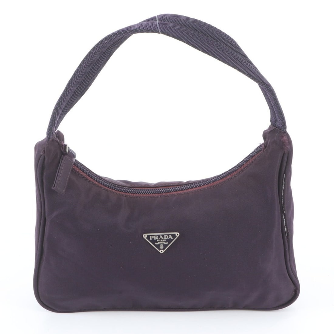 Prada Tessuto Nylon Triangle Logo Shoulder Bag Handbag - Brand Name Women's: --- Catalog ---Category: SizeSize (HxWxD): 12cm x 22cm x 6cm / 4.72'' x 8.66'' x 2.36''Category: DesignType: Handbag, Shoulder bagColor: PurpleGender: WomenCategory: GeneralBrand: PradaCountry of Orig