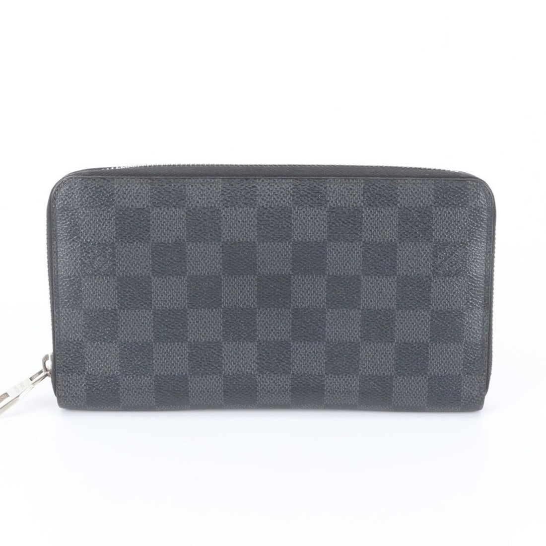 Louis Vuitton Damier Graphite Zippy Organizer N63077 Leather Long Wallet, Round Zipper, Men's: --- Catalog ---Category: SizeSize (HxWxD): 12cm x 21cm x 2cm / 4.72'' x 8.26'' x 0.78''Category: DesignType: Long wallet (bi-fold)Color: BlackGender: MenMaterial: Leather , Coated canvas Category: Gen