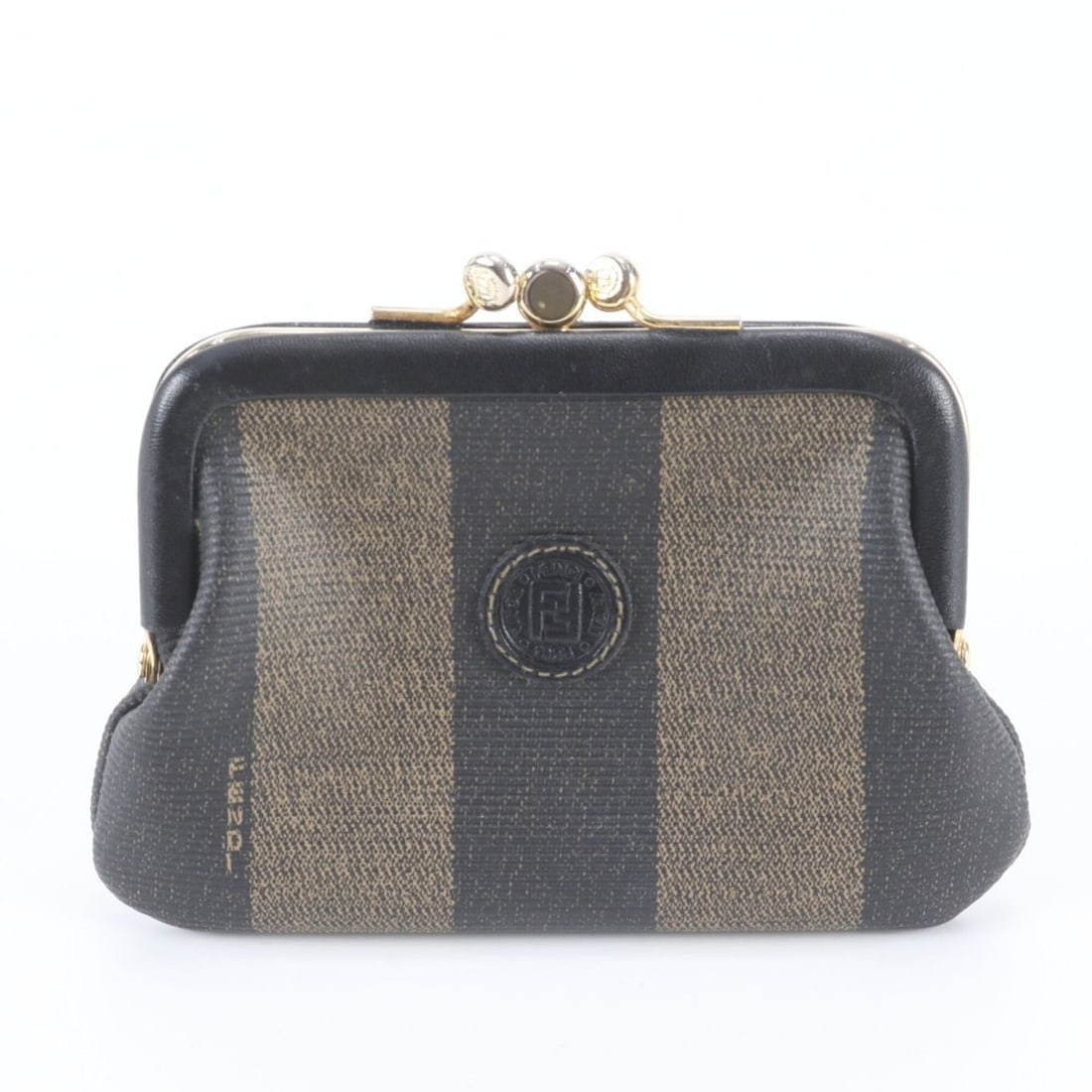 Fendi Pecan Leather Wallet/Coin Purse, Compact Wallet for Women (1 of 11)
