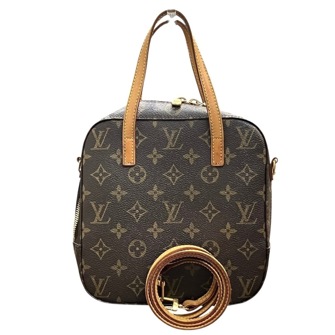 Louis Vuitton Monogram Spontini Shoulder Bag, Canvas, M47500: --- Catalog ---Category: SizeSize (HxWxD): 22cm x 20cm x 8cm / 8.66'' x 7.87'' x 3.14''Strap Length: 109cm / 42.91''Handle Length: 30cm / 11.81''Category: DesignType: Shoulder bagGender: WomenMaterial