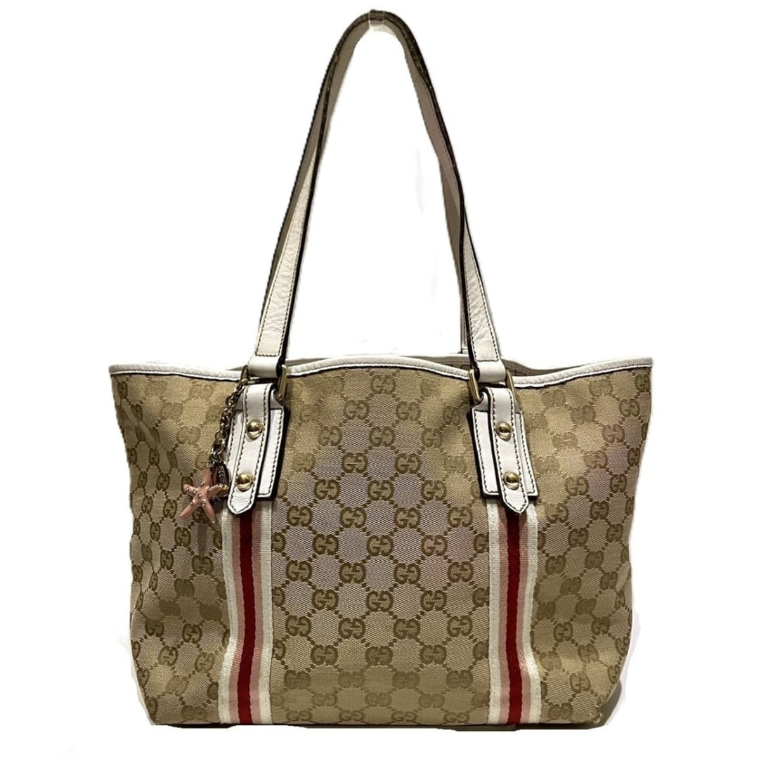 Gucci GG Canvas Tote Bag, Sherry Line 137396 (1 of 9)