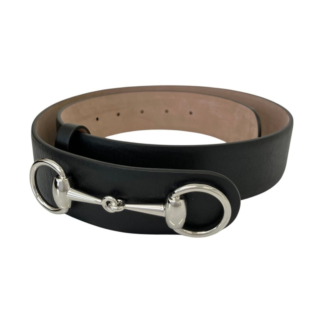 GUCCI Horsebit 1955 Leather Belt 864147 Size 85 Black Women's: --- Catalog ---Category: SizeLength: 79.5cm - 89.5cm / 31.29'' - 35.23''Category: DesignType: Standard beltColor: BlackGender: WomenMaterial (Strap): Leather Category: GeneralBrand: Gucci--- Item List
