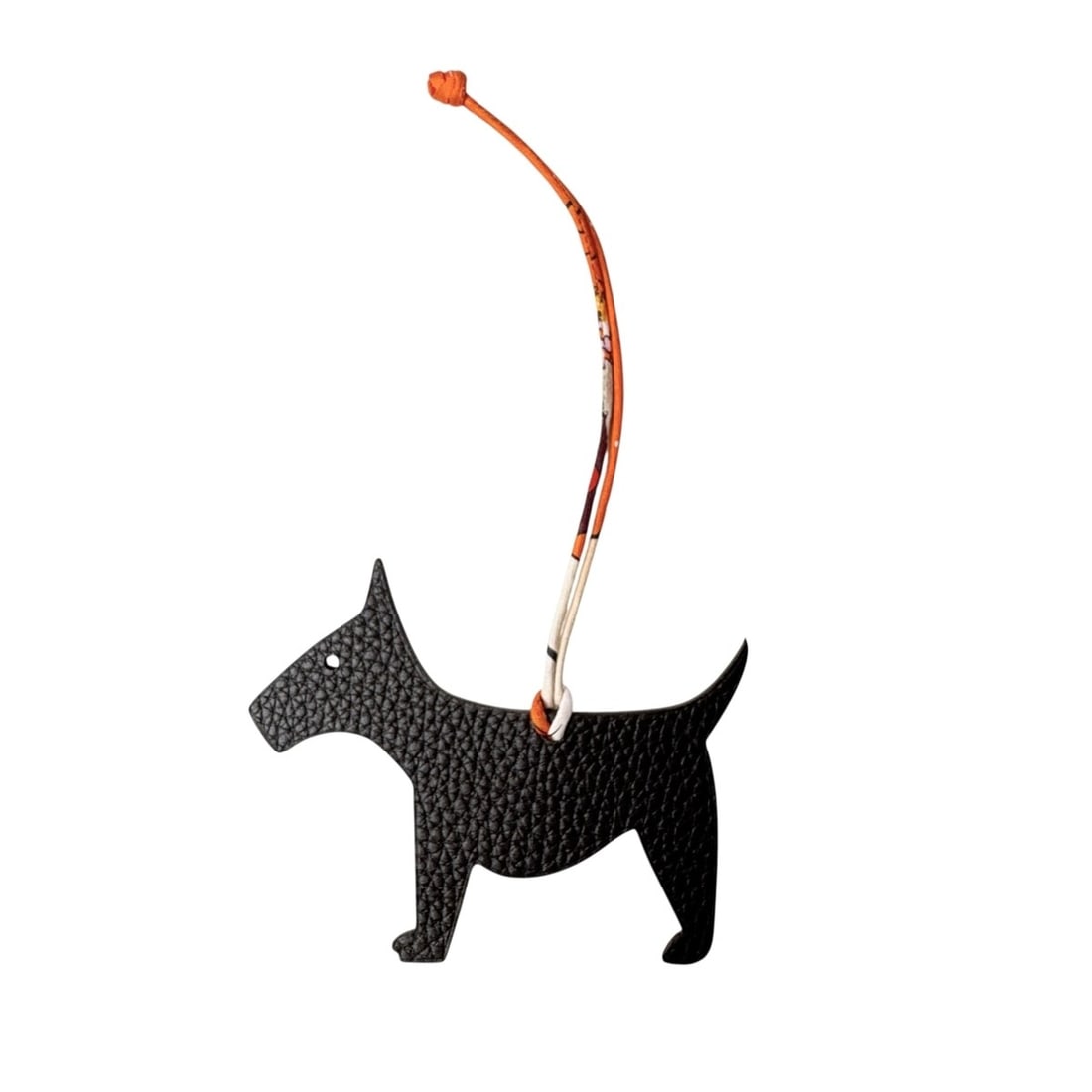 Hermes Petit H Dog Charm for Women: --- Catalog ---Category: SizeSize (HxWxD): 85.00mm x 105.00mm / 3.35'' x 4.13''Category: DesignType: Handbag charmColor: Dark brown, GreenGender: WomenMaterial: Leather, SilkCategory: GeneralBrand: He
