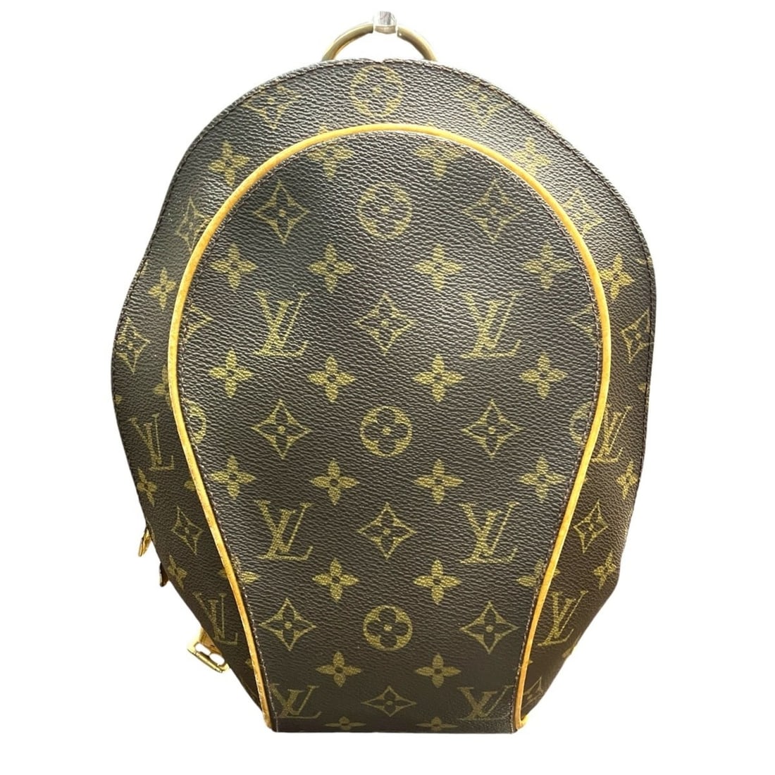 Louis Vuitton Ellipse Sac aux Backpacks/Daypacks, Monogram Canvas, M51125: --- Catalog ---Category: SizeSize (HxWxD): 30cm x 25cm x 10cm / 11.81'' x 9.84'' x 3.93''Strap Length: 67cm - 79cm / 26.37'' - 31.1''Category: DesignType: BackpackColor: BrownGender: WomenClosure: Zip