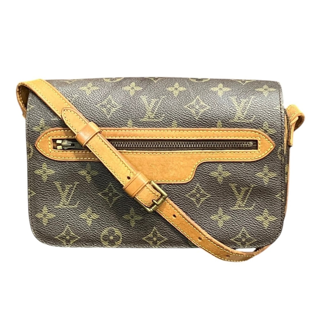 Louis Vuitton Saint Germain 24 Shoulder Bag, Monogram Canvas, M51210: --- Catalog ---Category: SizeSize (HxWxD): 16cm x 24cm x 5cm / 6.29'' x 9.44'' x 1.96''Strap Length: 92cm - 120cm / 36.22'' - 47.24''Category: DesignType: Shoulder bagColor: BrownGender: WomenClosure: