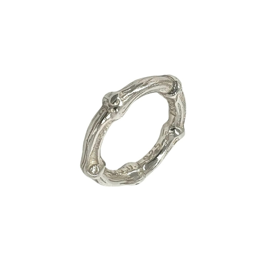 TIFFANY&Co. Tiffany Vintage Bamboo Ring, Sterling Silver 925, Accessory, Silver, 45588: --- Catalog ---Category: SizeJP Size: 7US Size: 4Category: DesignType: Band ringColor: SilverGender: WomenMaterial: Silver 925Category: GeneralBrand: Tiffany--- Item List ---Section: ConditionRanking: