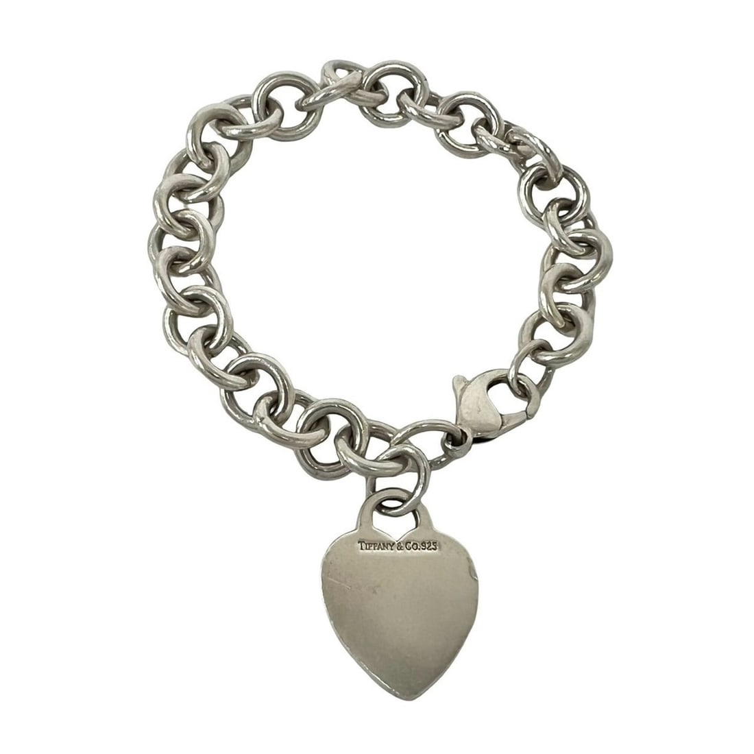 TIFFANY&Co. Tiffany Vintage Return to Heart Tag Bracelet, Sterling Silver 925, Accessory, Silver, (1 of 14)