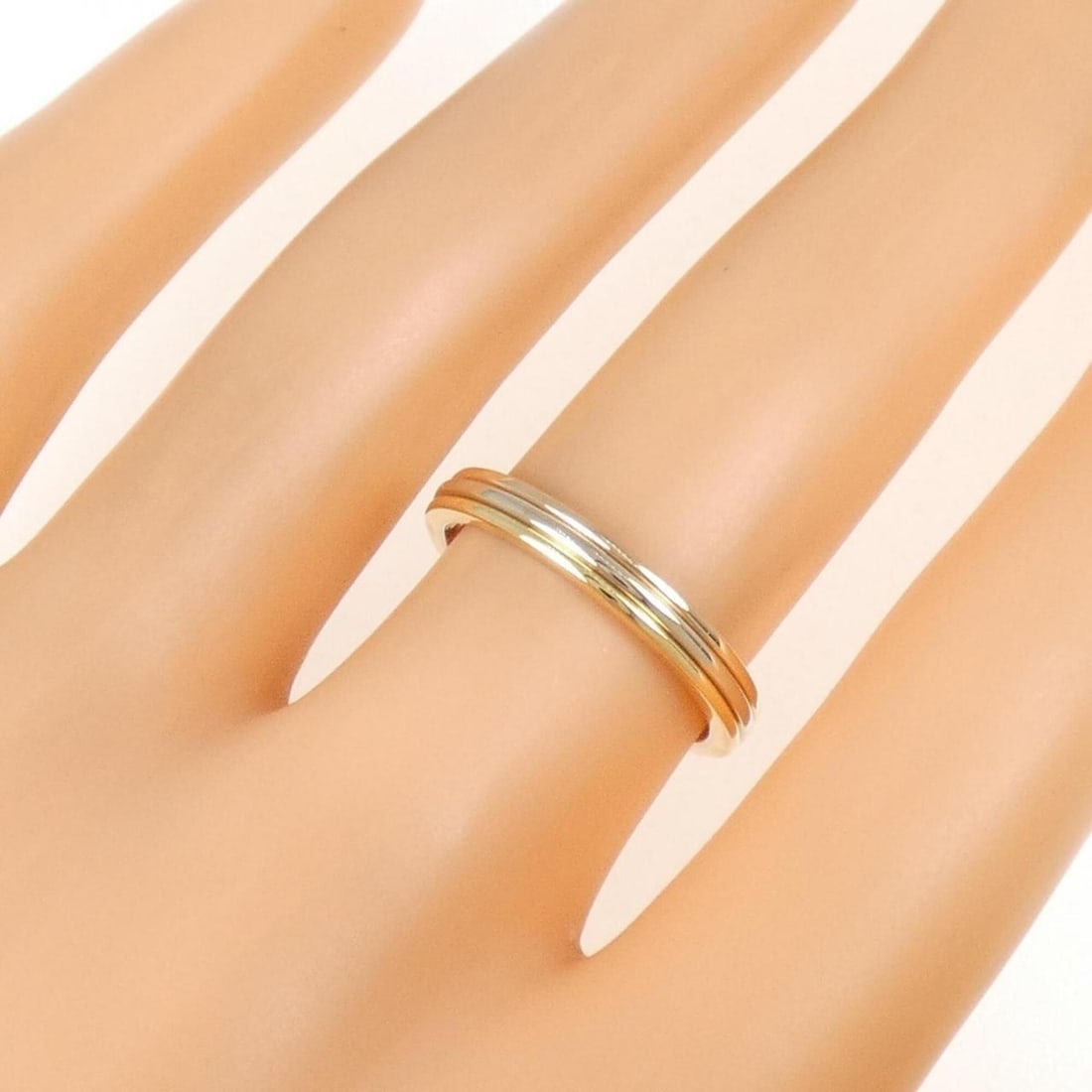 Cartier Three Gold Wedding Ring - 4