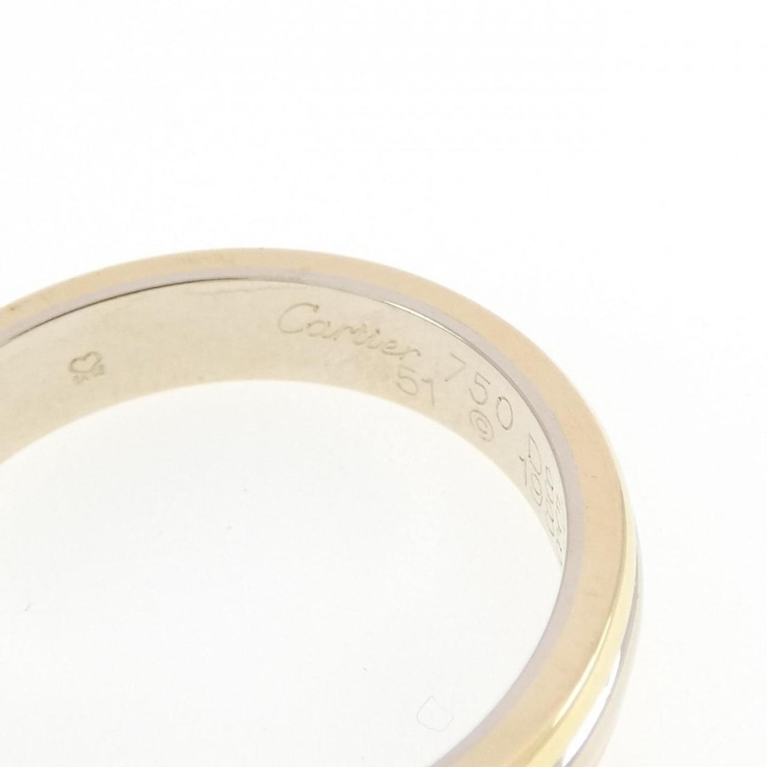 Cartier Three Gold Wedding Ring - 3