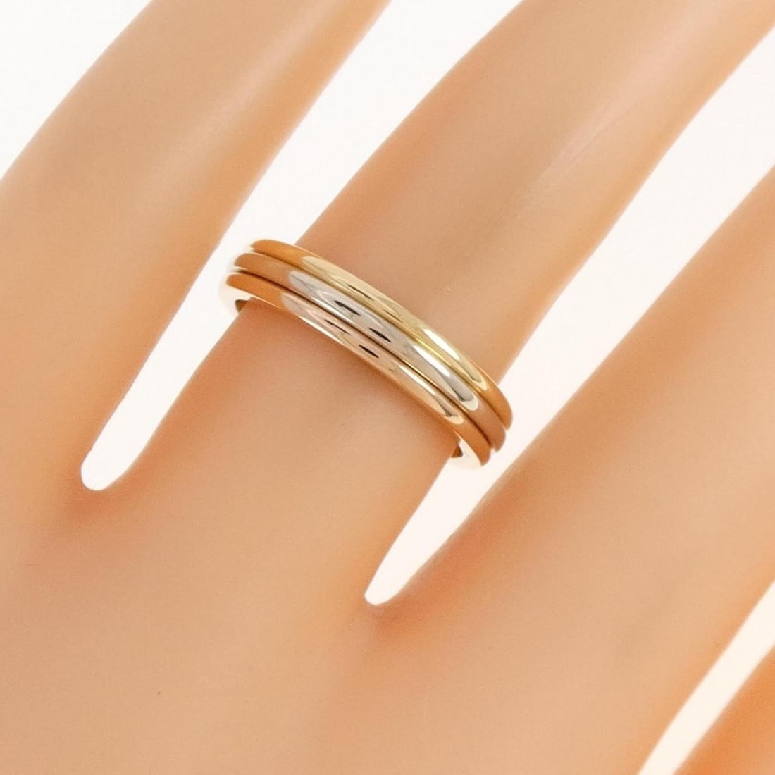 Cartier Three Gold Wedding Ring - 4