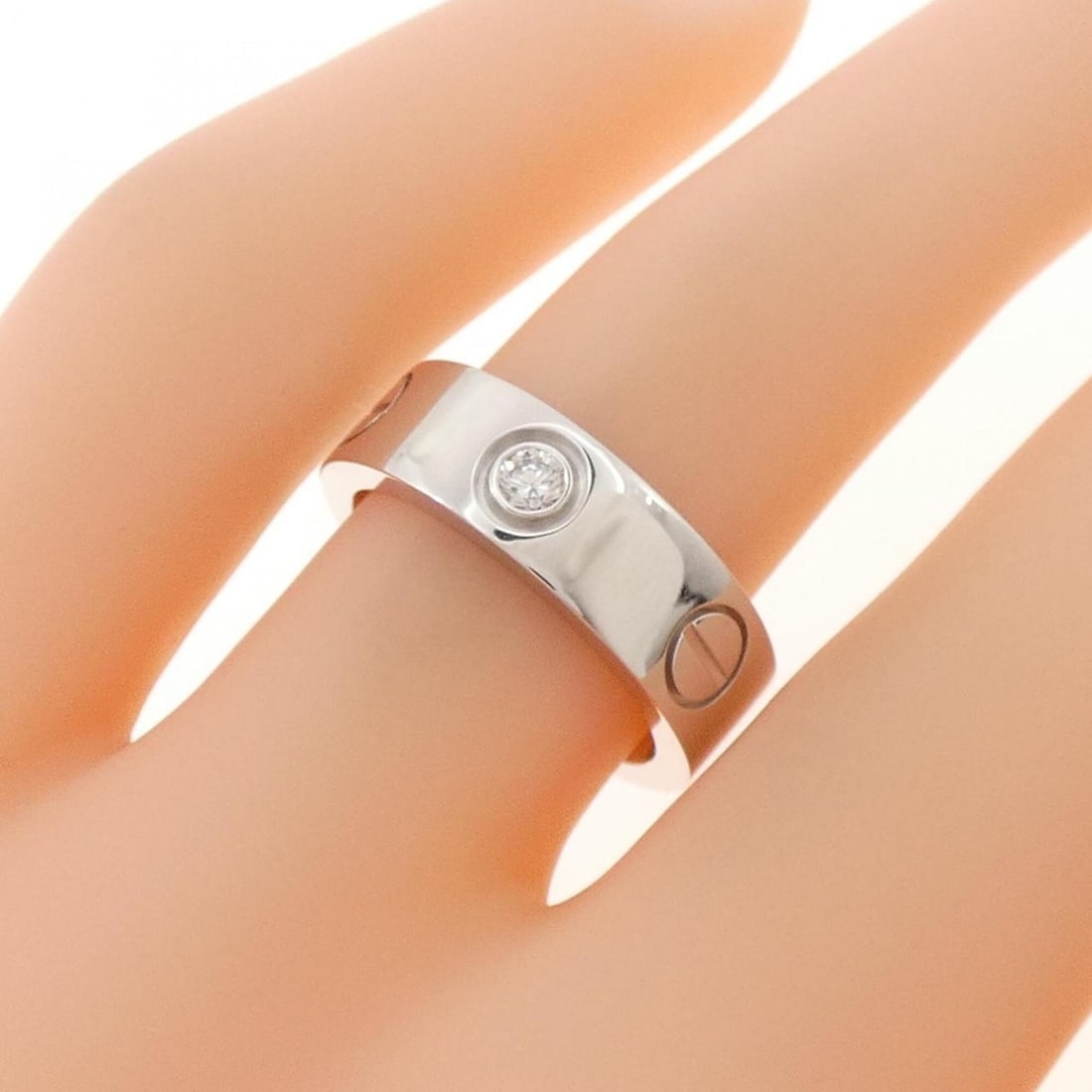 Cartier Love Half-Diamond Ring - 4
