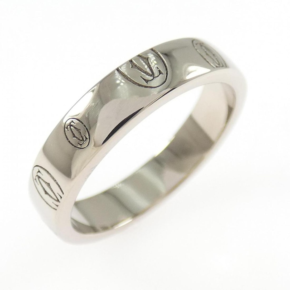 Cartier Happy Birthday Ring: --- Catalog ---Category: SizeUS Size: 6.5Brand Size: 52Category: DesignType: Band ringGender: WomenMaterial: White gold (18K)Category: GeneralMPN: B4050900Brand: Cartier--- Item List ---Section: