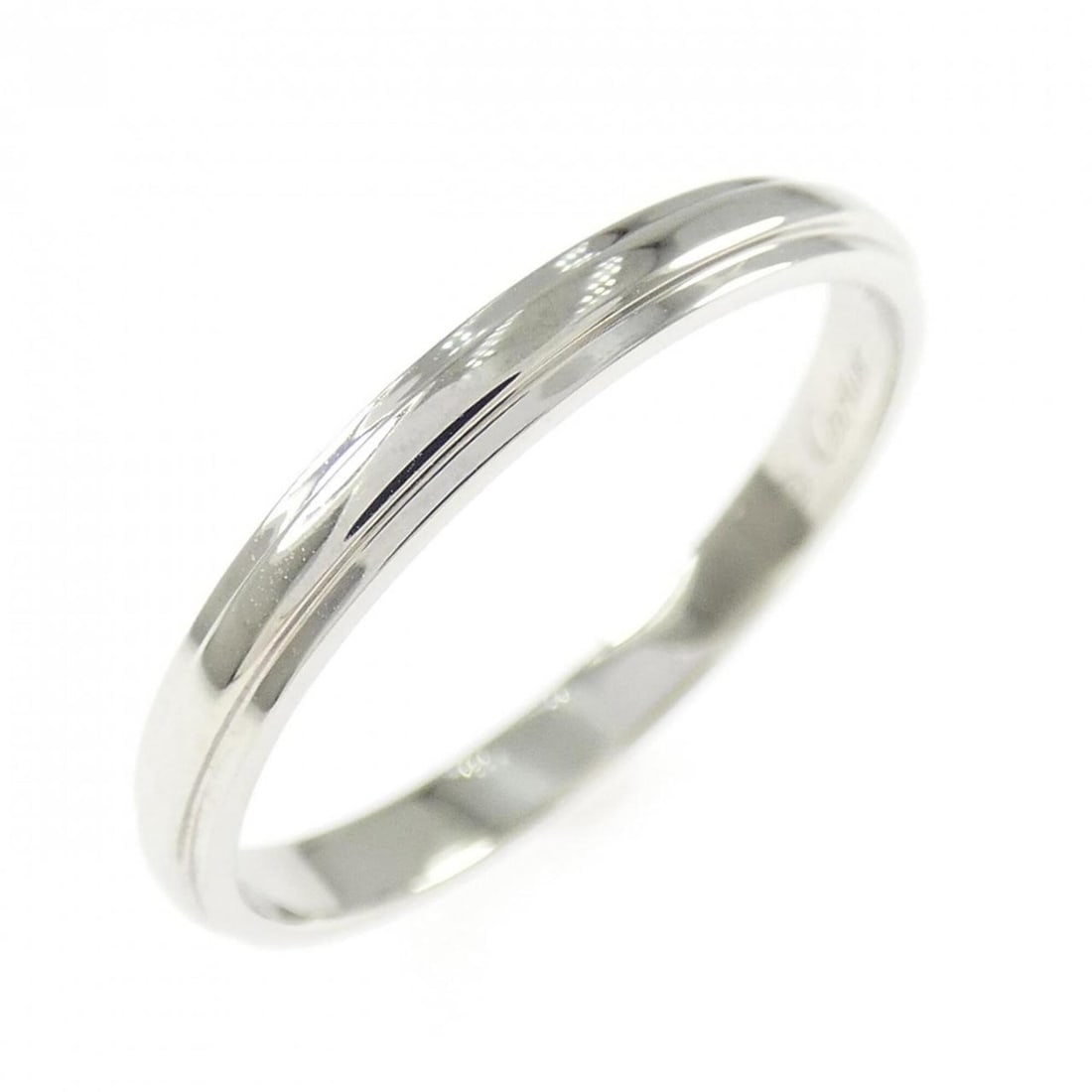 Cartier Damour Ring: --- Catalog ---Category: SizeUS Size: 8Brand Size: 56Category: DesignType: Band ringGender: WomenMaterial: Platinum 950Category: GeneralBrand: Cartier--- Item List ---Section: ConditionRanking: Rank