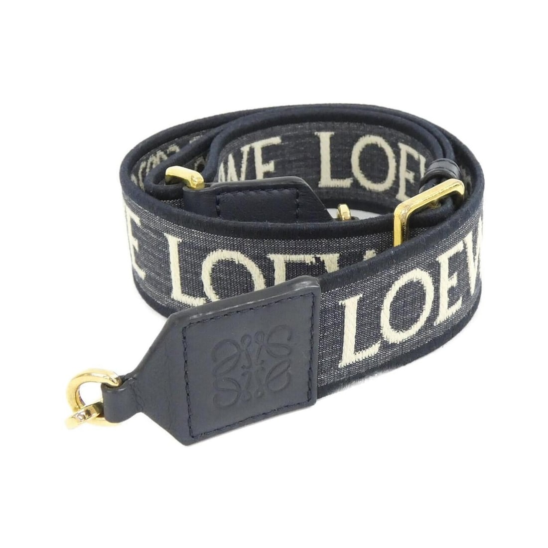 Loewe C073T87X01 Strap: --- Catalog ---Category: SizeSize (HxWxD): 105cm x 4cm / 41.33'' x 1.57''Category: DesignType: StrapColor: BlueGender: Men,WomenMaterial: Canvas, LeatherLeather/Fur Type: CalfskinCategory: