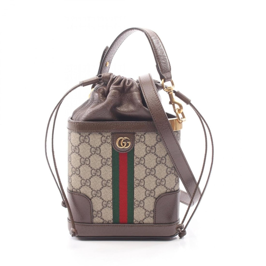 Gucci Ophidia GG Supreme Mini Bucket Bag, 2-Way Handbag, Coated Canvas Leather, Women's,: --- Catalog ---Category: SizeSize (HxWxD): 24cm x 16cm x 15cm / 9.44'' x 6.29'' x 5.9''Category: DesignType: HandbagColor: Beige, BrownGender: WomenMaterial: GG Supreme , Leather Category: GeneralMPN: