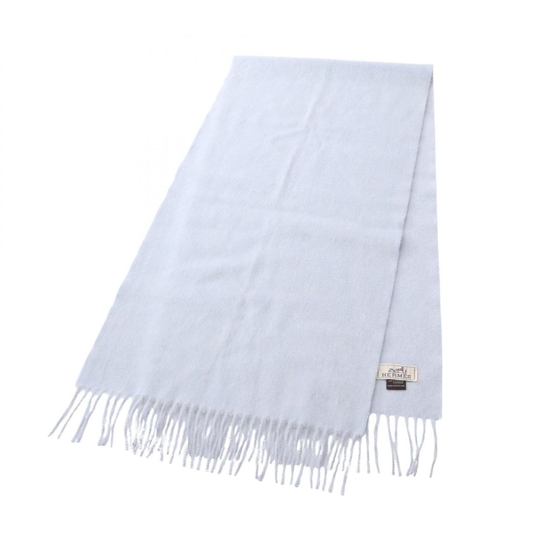 Hermes Uni Brodet Cashmere Scarf for Men, Blue (1 of 18)