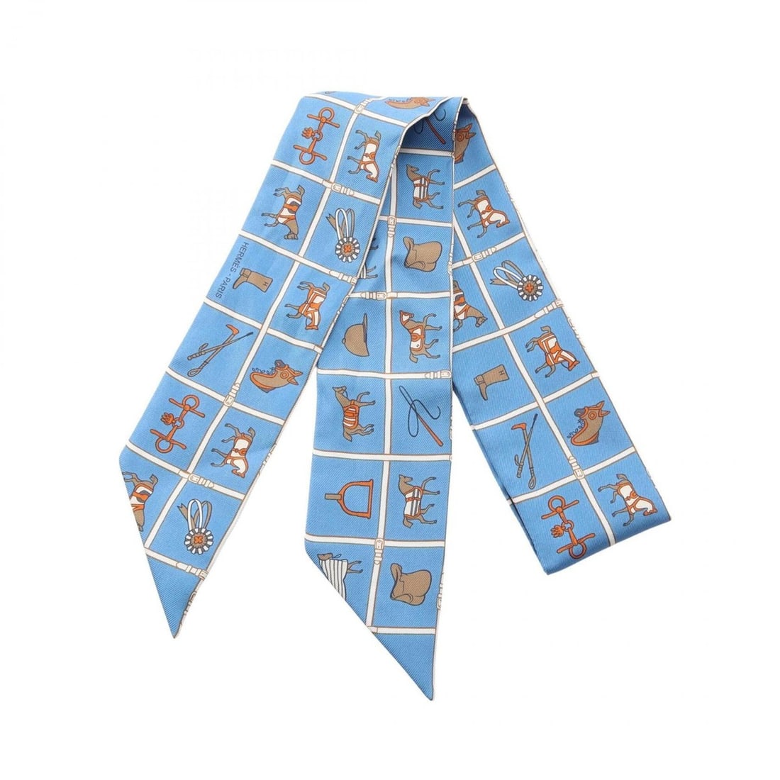 Hermes Twilly Couvertures et Tenues de Jour Scarf Muffler Silk Women's Blue Multicolor: --- Catalog ---Category: SizeSize (LxW): 85cm x 5cm / 33.46'' x 1.96''Category: DesignType: ScarfColor: Blue, Multi-colorGender: WomenMaterial: Silk Category: GeneralBrand: Hermes--- Item List ---Sect
