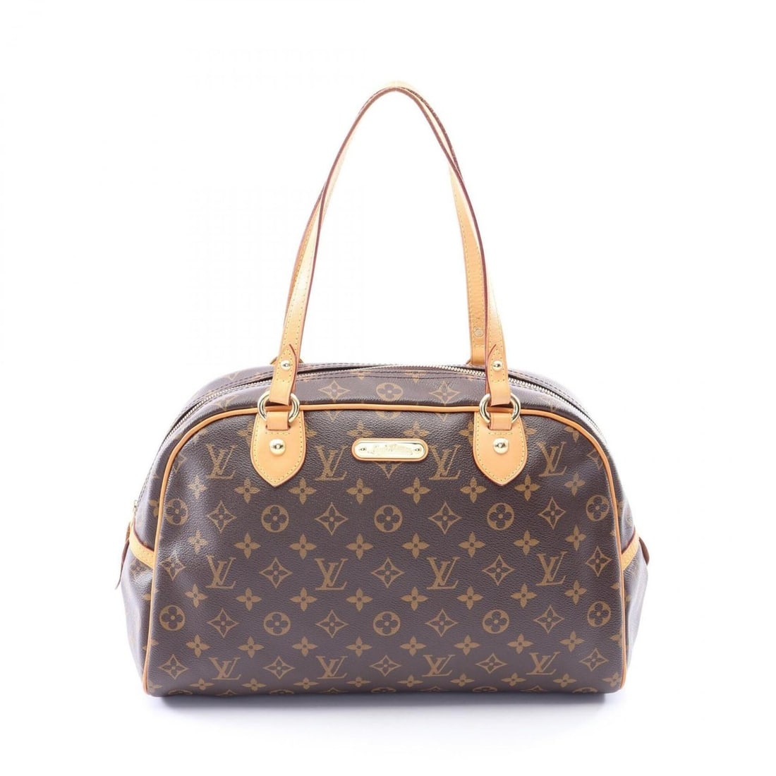 Louis Vuitton Montorgueil GM Monogram Shoulder Bag/Handbag, Coated Canvas and Leather, Women's,: --- Catalog ---Category: SizeSize (HxWxD): 25cm x 38cm x 17cm / 9.84'' x 14.96'' x 6.69''Category: DesignType: Handbag, Shoulder bagColor: BrownGender: WomenMaterial: Coated canvas , Leather Category:
